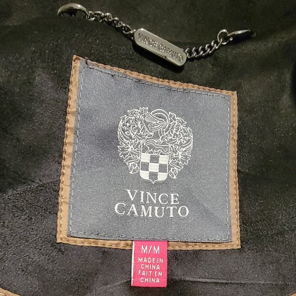 NWT Vince Camuto Black Vegan Suede Moto Jacket - Picture 14 of 14